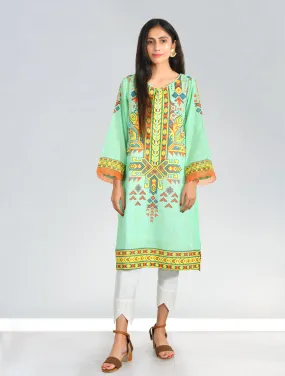 1 Pcs Stitched Printed Lawn Shirt DRL-580