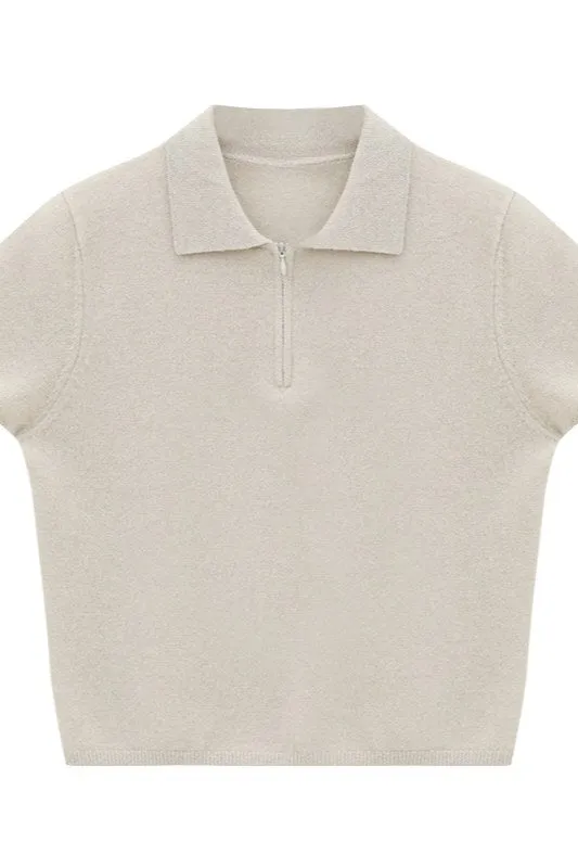 100% woolen Polo with a Half-Zip | 6 color