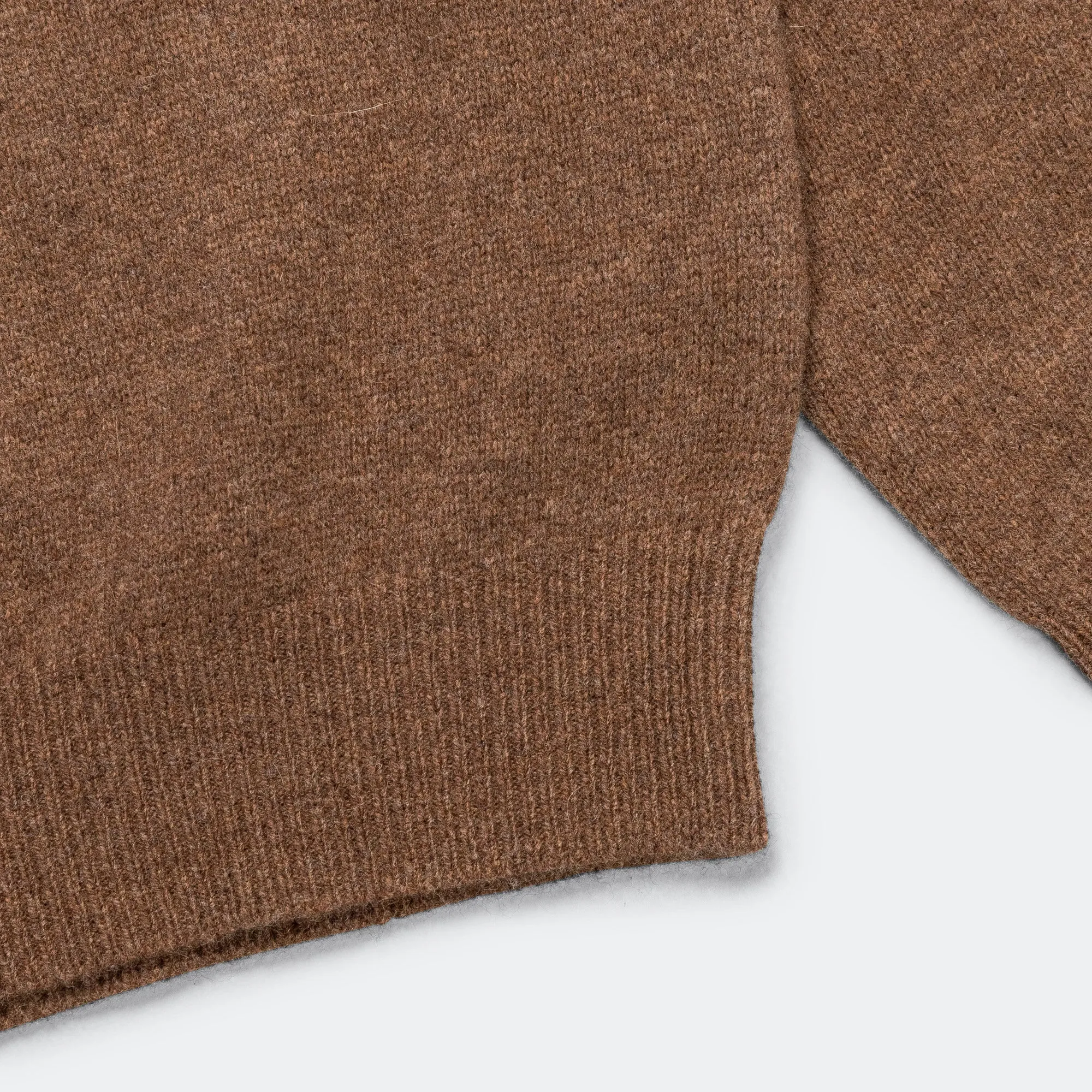 9G Knit Polo - Brown