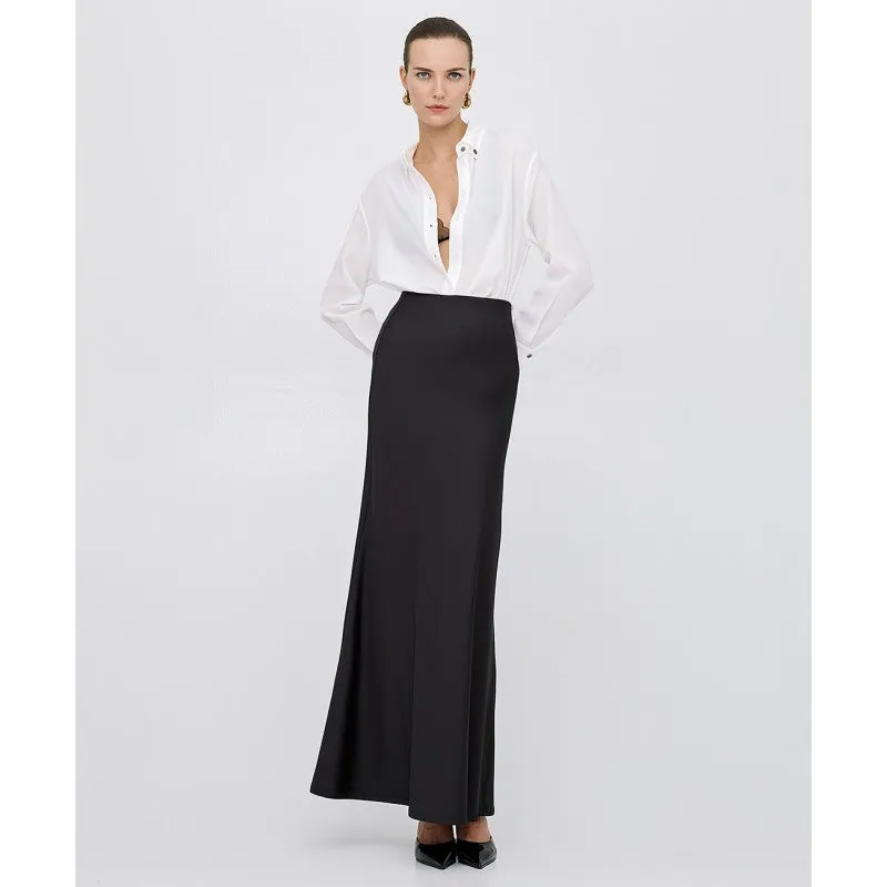 Access Fashion Black Maxi Skirt