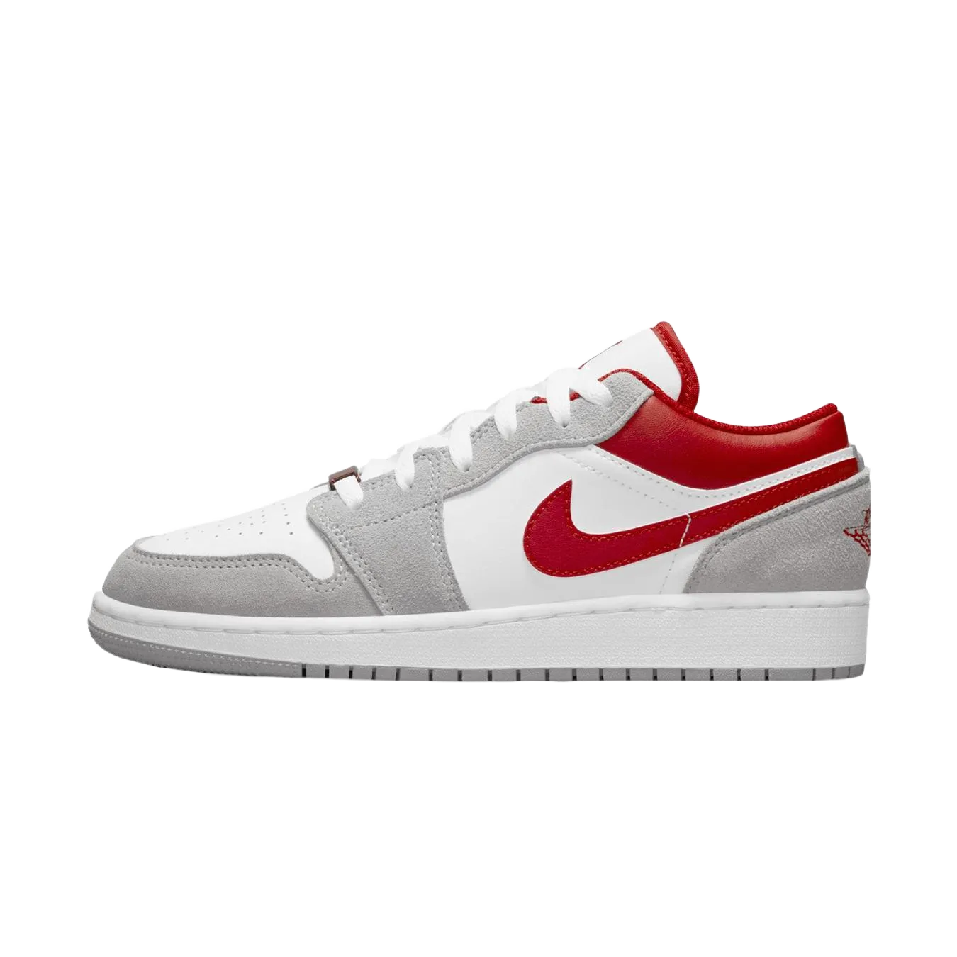 Air Jordan 1 Low Light Smoke Grey Gym Red