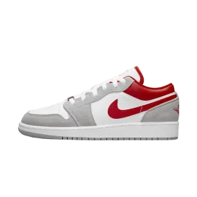 Air Jordan 1 Low Light Smoke Grey Gym Red