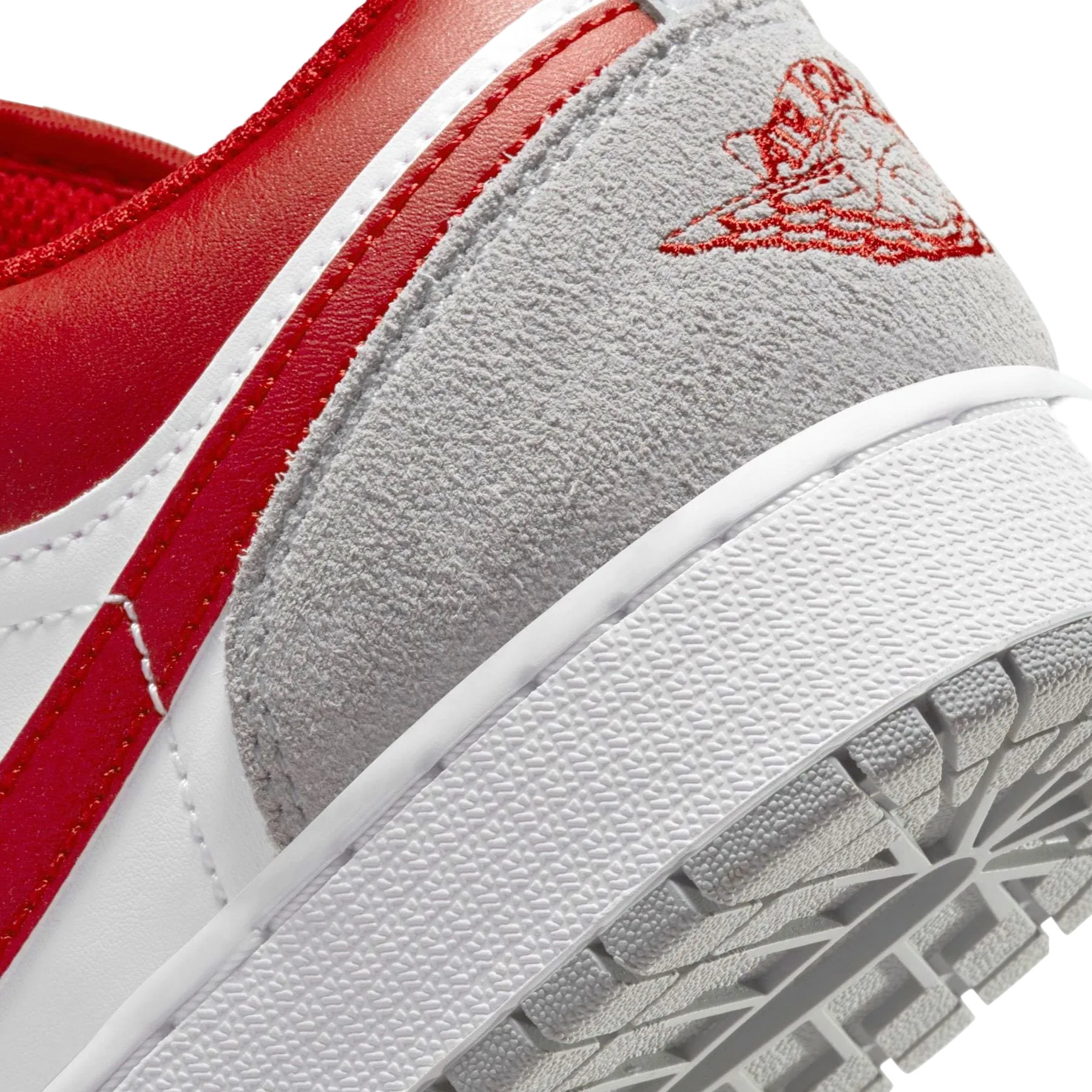 Air Jordan 1 Low Light Smoke Grey Gym Red