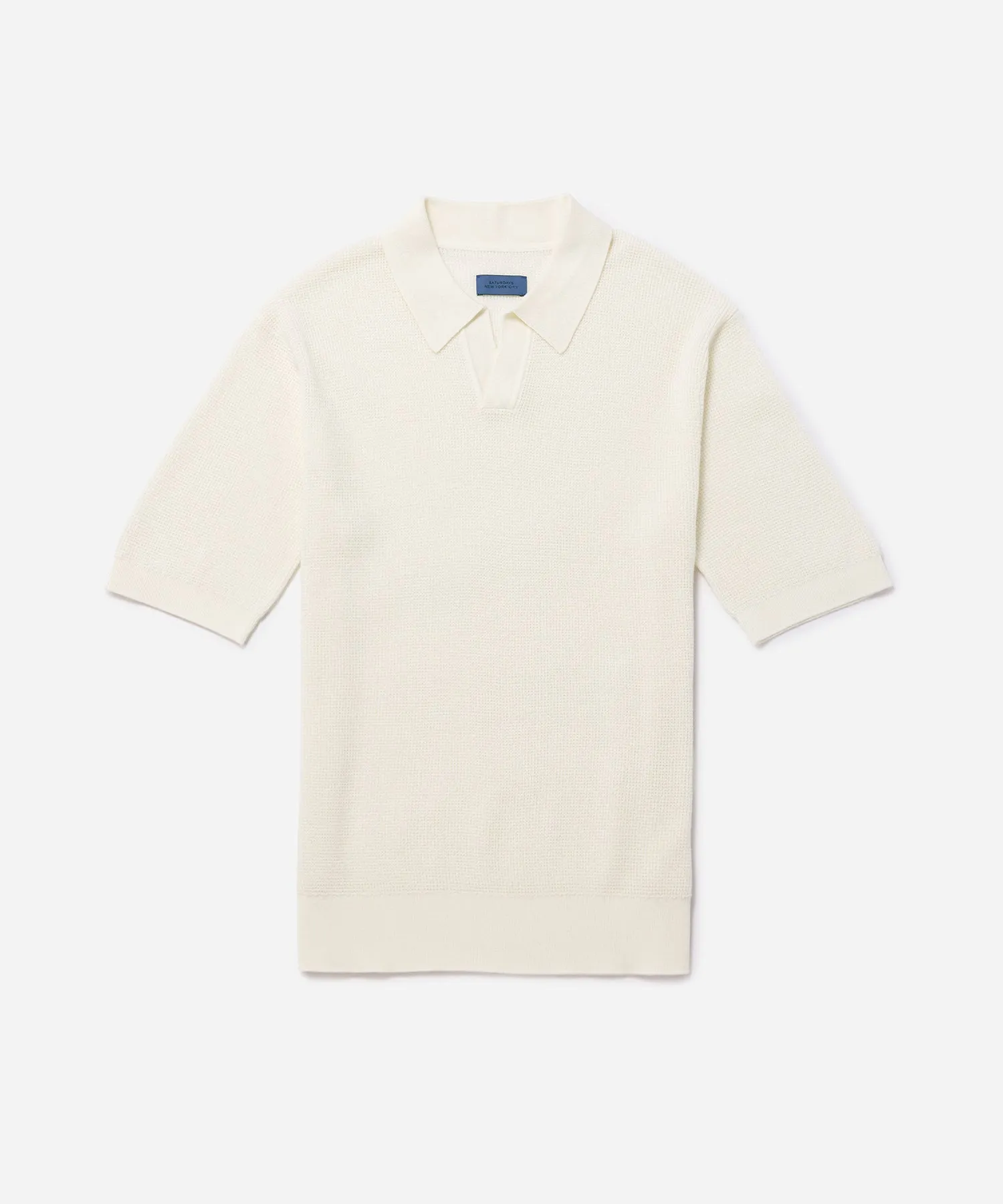 Alex Merino Wool Open Placket Polo