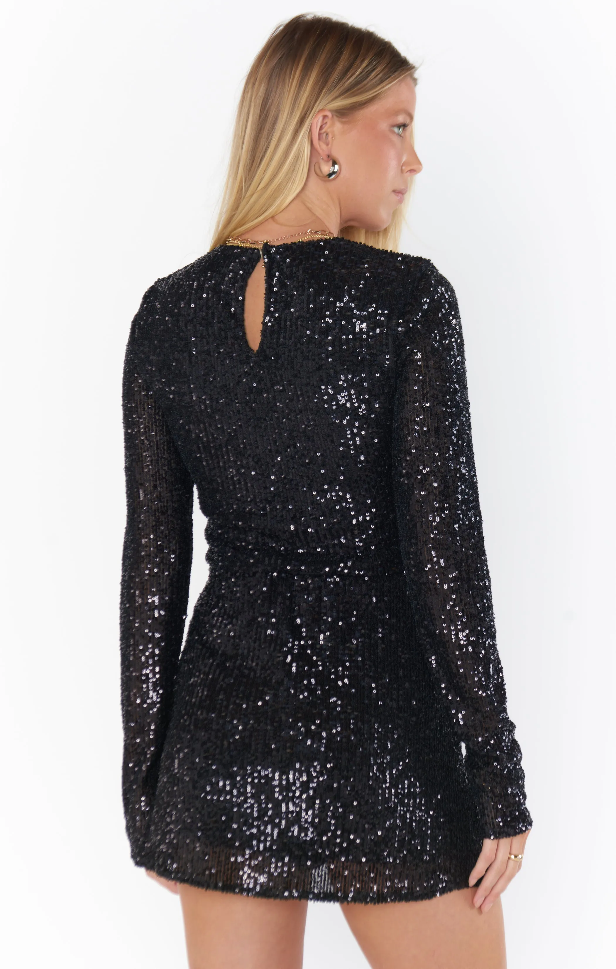 All Night Skort ~ Midnight Glitz Sequins