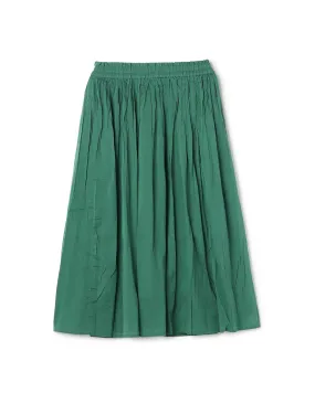 Ats Crinkle Pleat Cotton Maxi Skirt