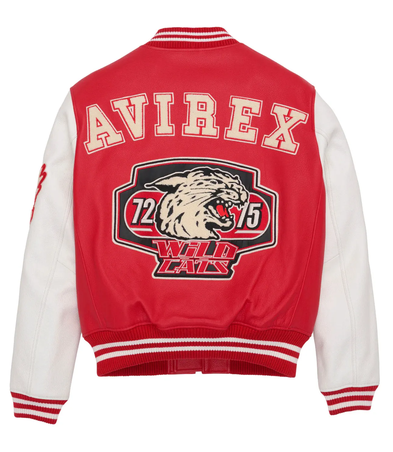 AVIREX WILDCAT VARSITY JACKET 'SALVAGE RED'