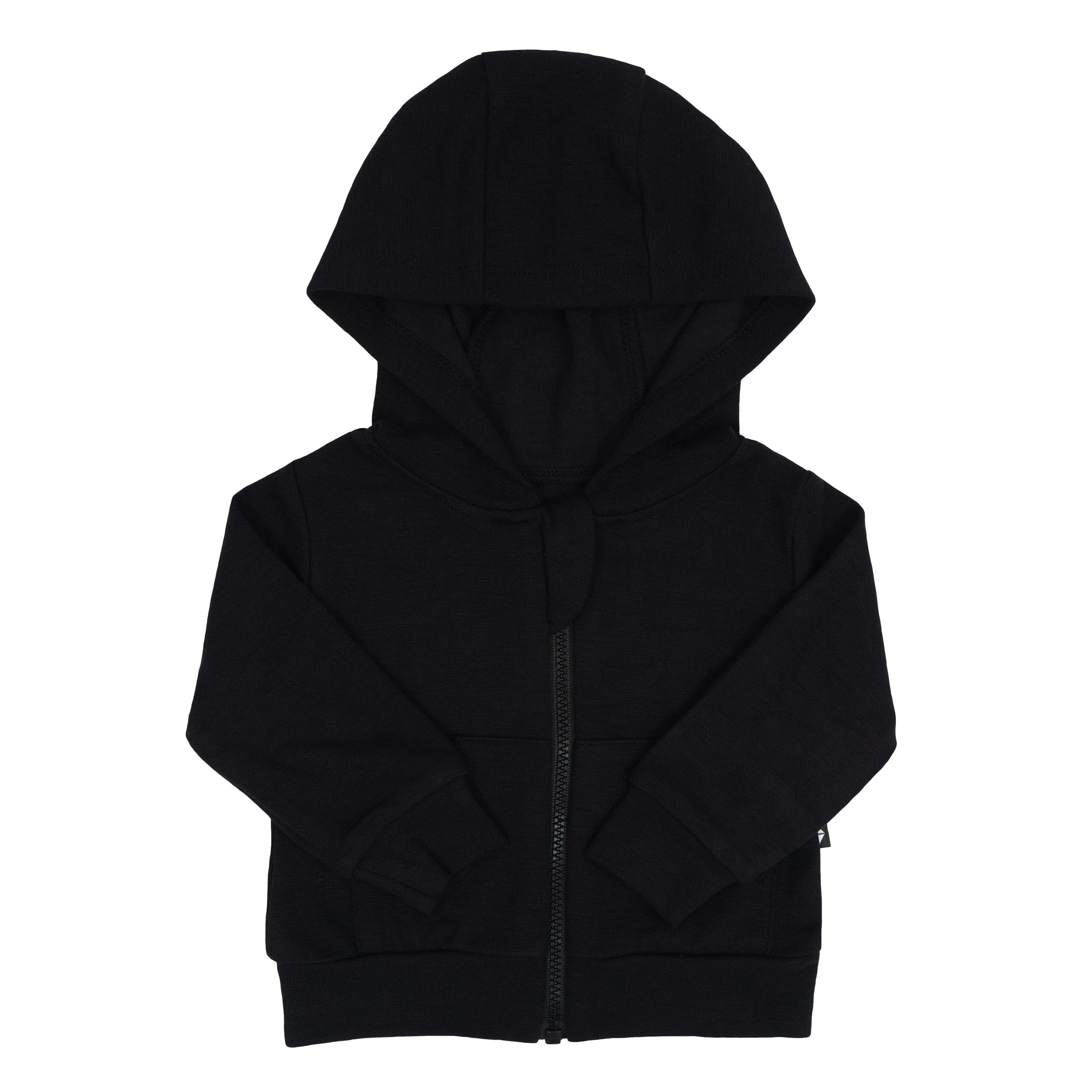 Bamboo Jersey Hooded Jacket in Midnight