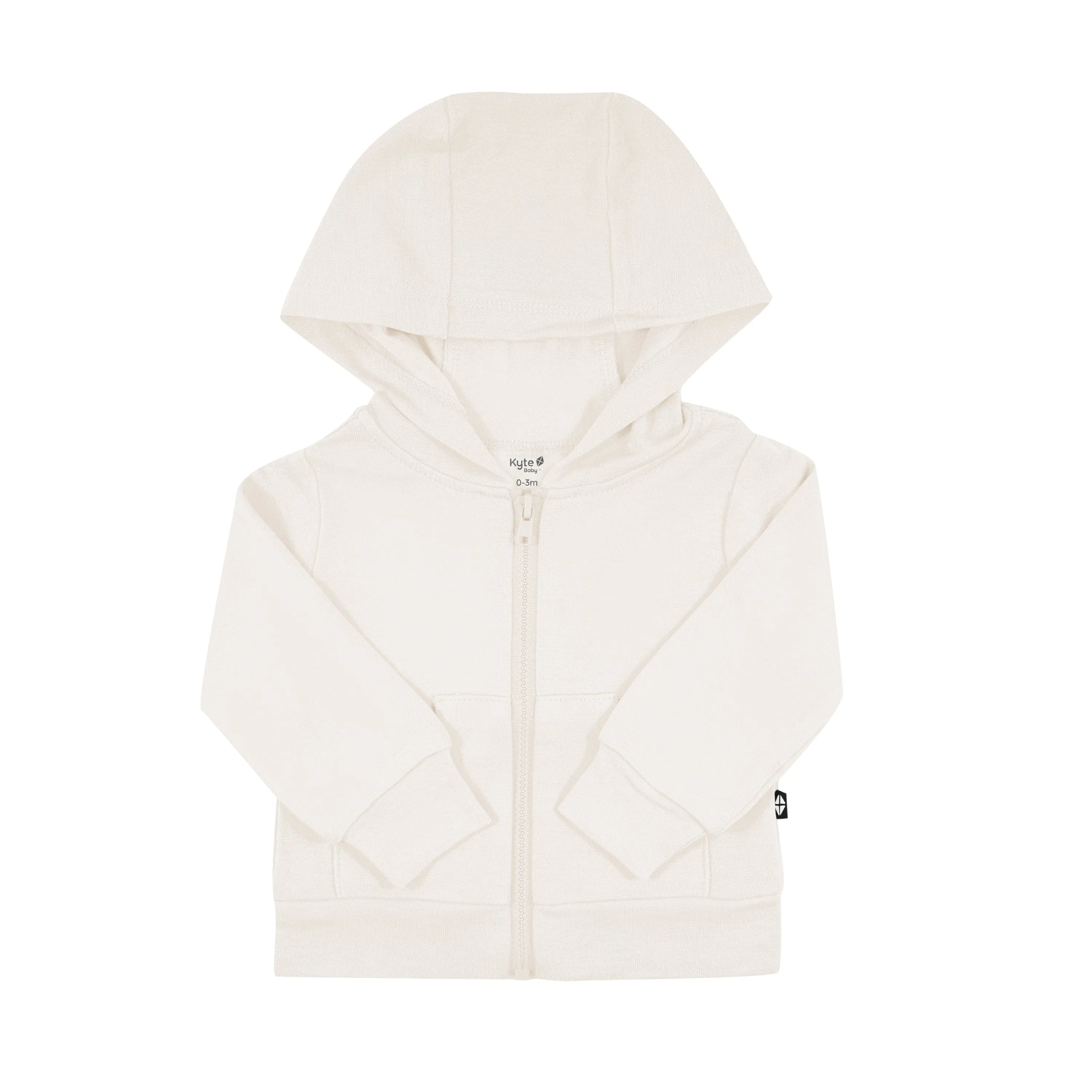 Bamboo Jersey Hooded Jacket in Oat