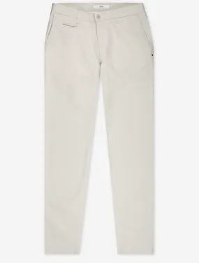 Beige Fabio Cotton Trousers