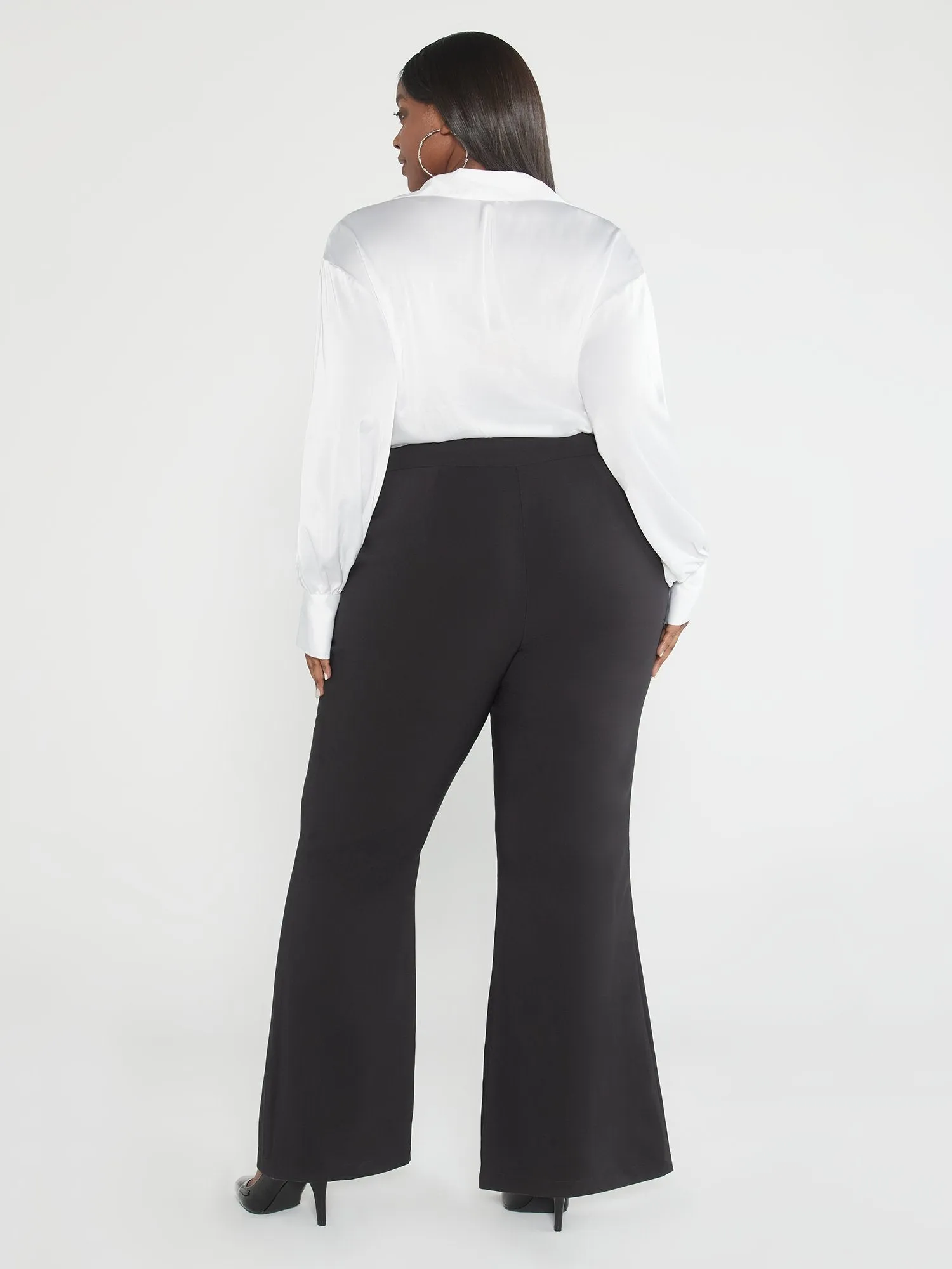 Bernadette Split Hem Flare Leg Pants