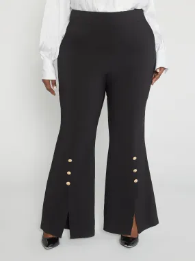 Bernadette Split Hem Flare Leg Pants