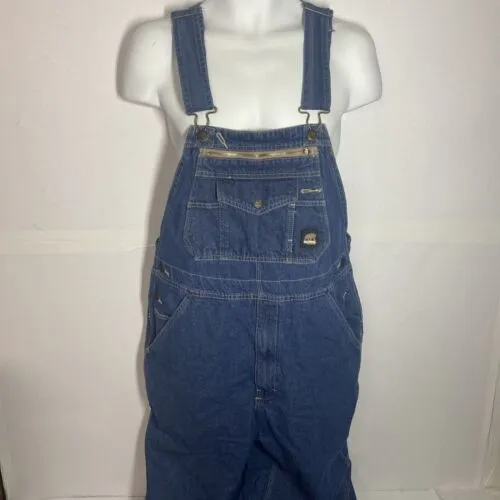 Berne Men's Heritage Original Unlined Washed Blue Denim Overall