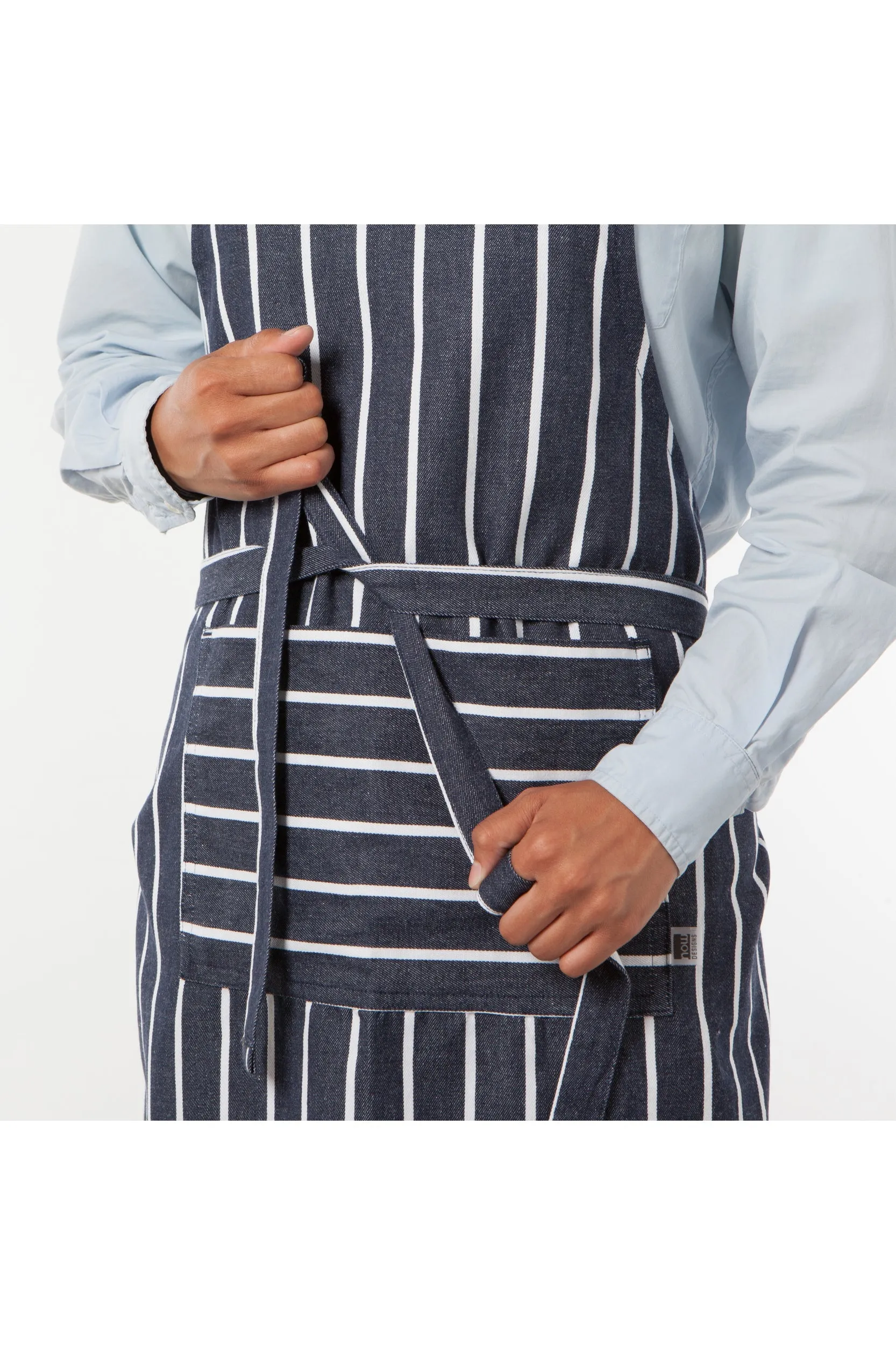 Butcher Stripe Modern Apron