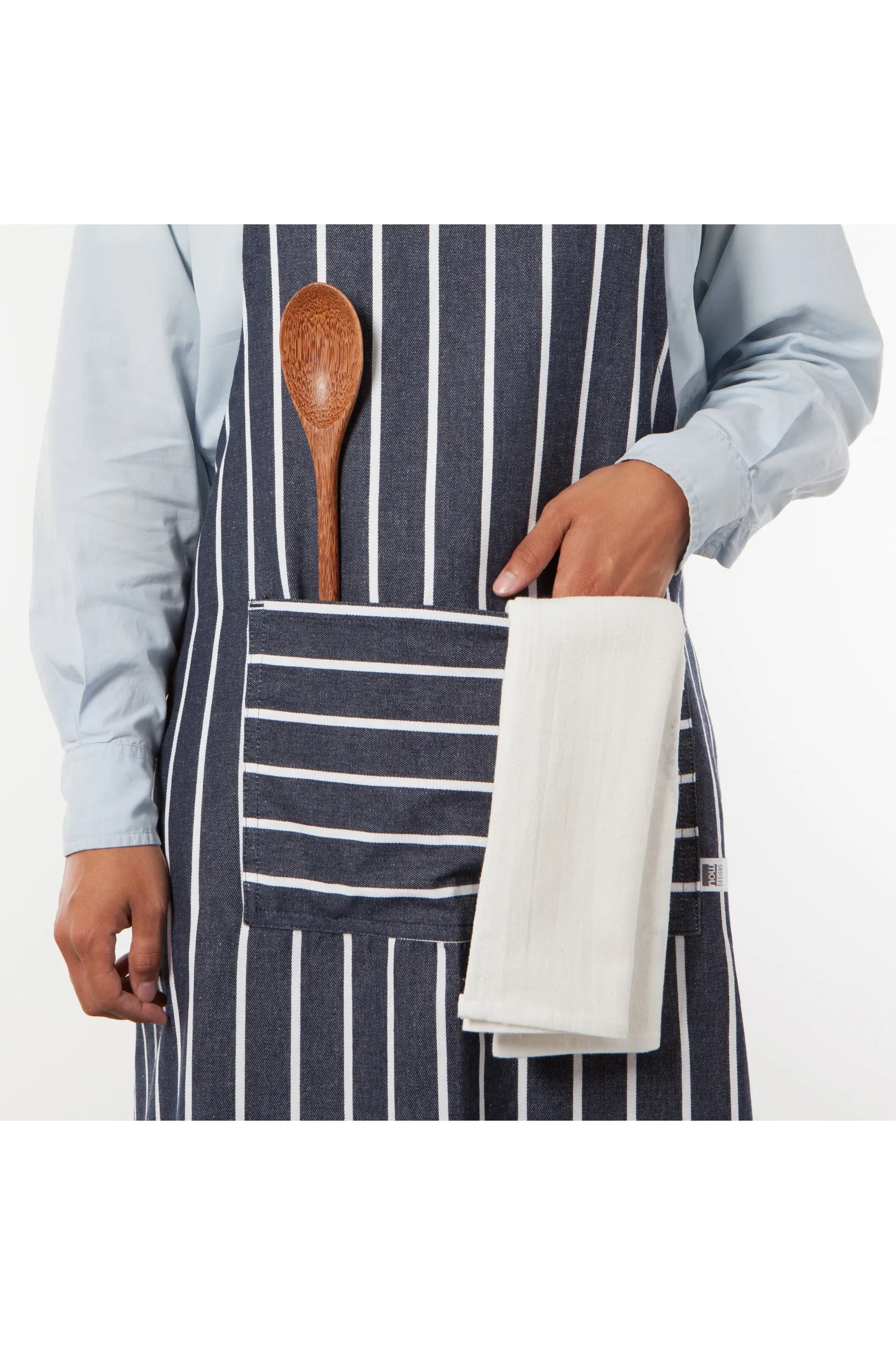 Butcher Stripe Modern Apron