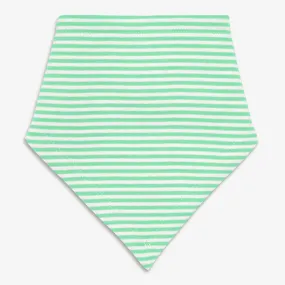 Clearance baby organic bib in mini stripe