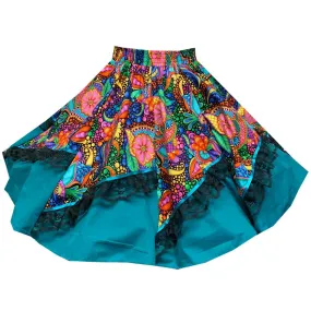 Colorful Carnival Square Dance Skirt