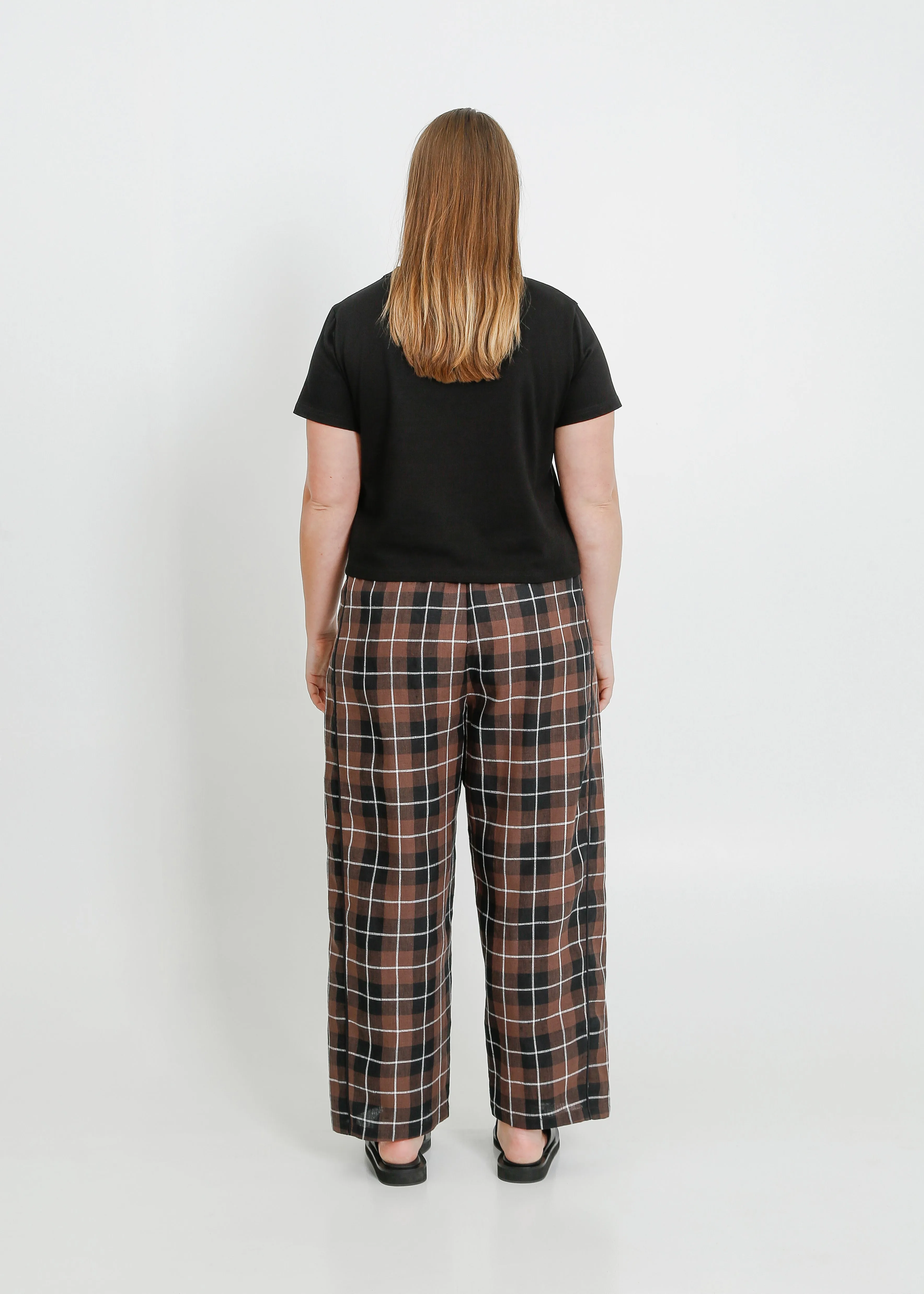 COOPER PANT / CHOCOLATE-BLACK-WHITE