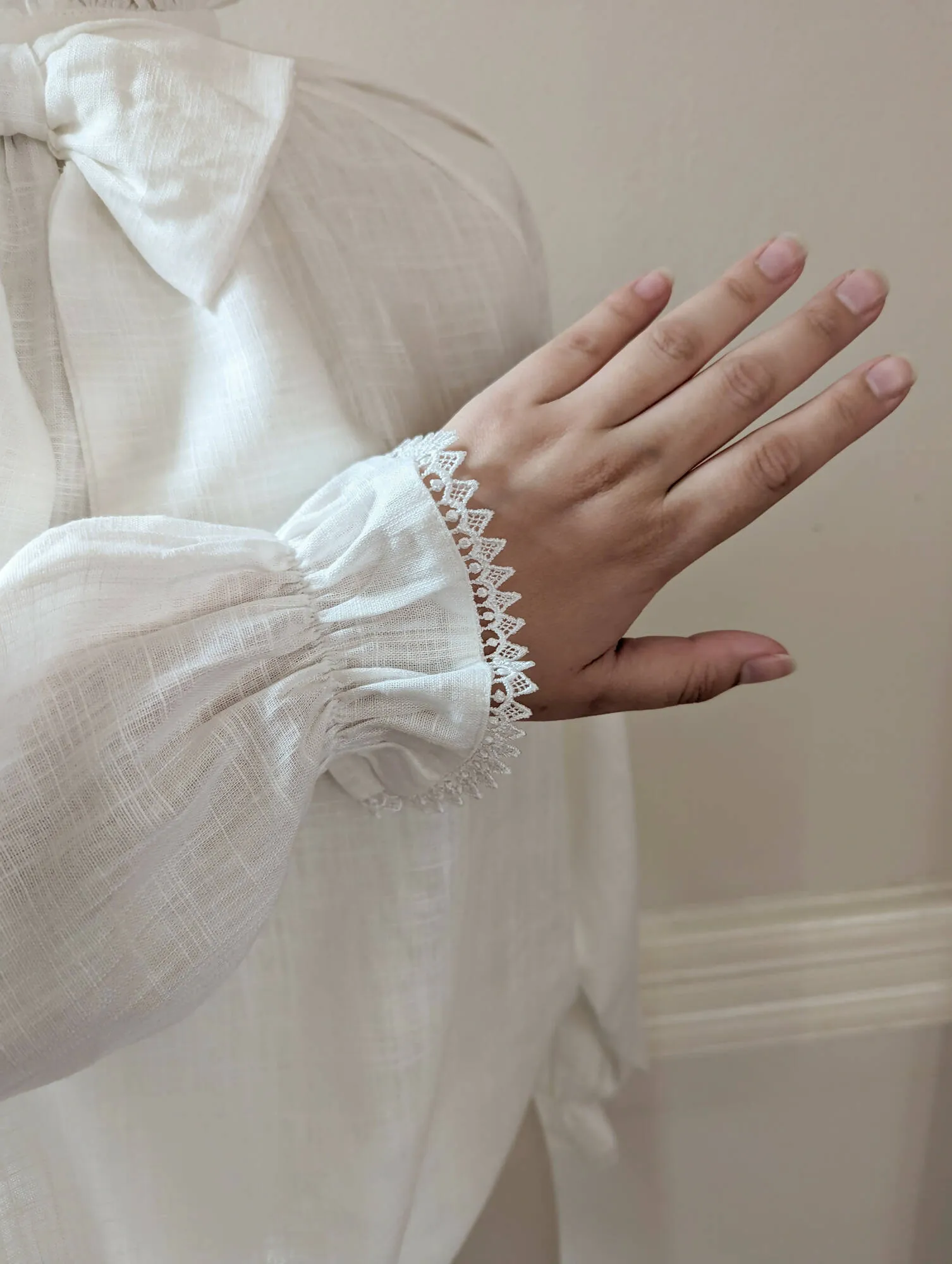 Darcy Blouse V2 (Ivory)