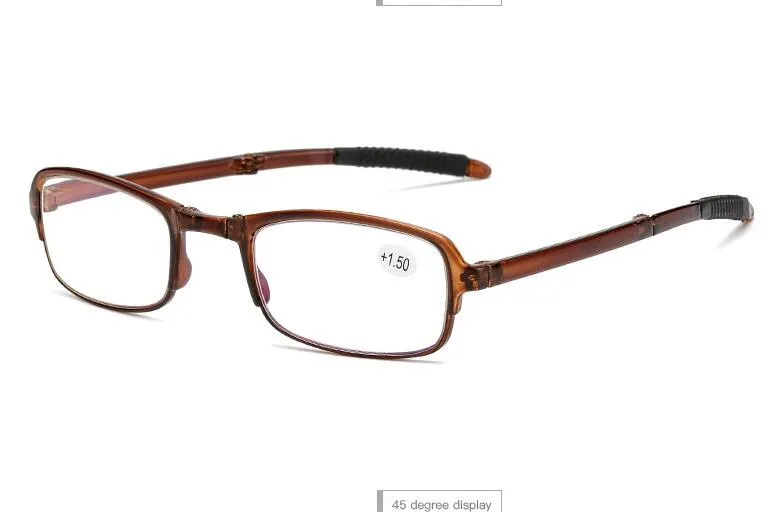 Design Reading Glasses Men Women Folding Spectacles Spectacles Frame TR Glasses  1.0  1.5  2.0  2.5  3.0  3.5  4.0