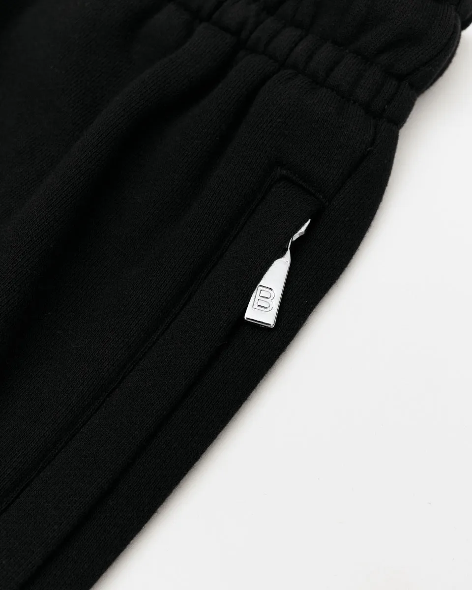 Emblem Joggers - Black