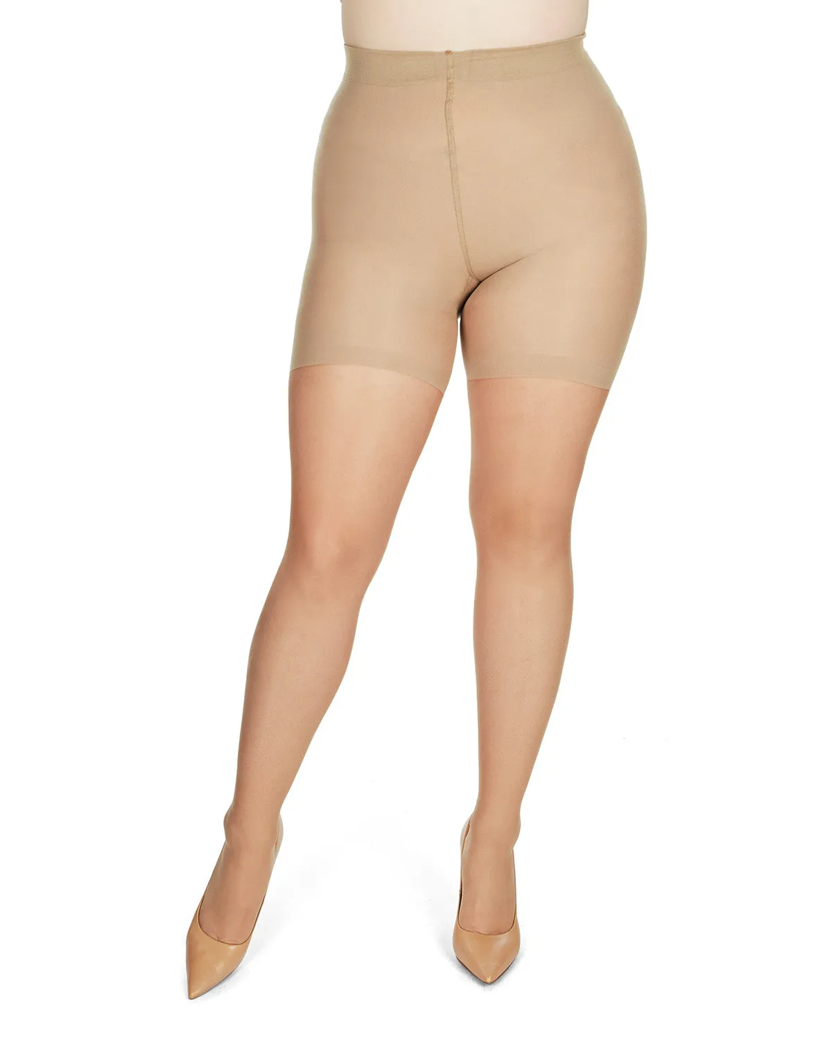 Energizing Light Support Control Top Pantyhose