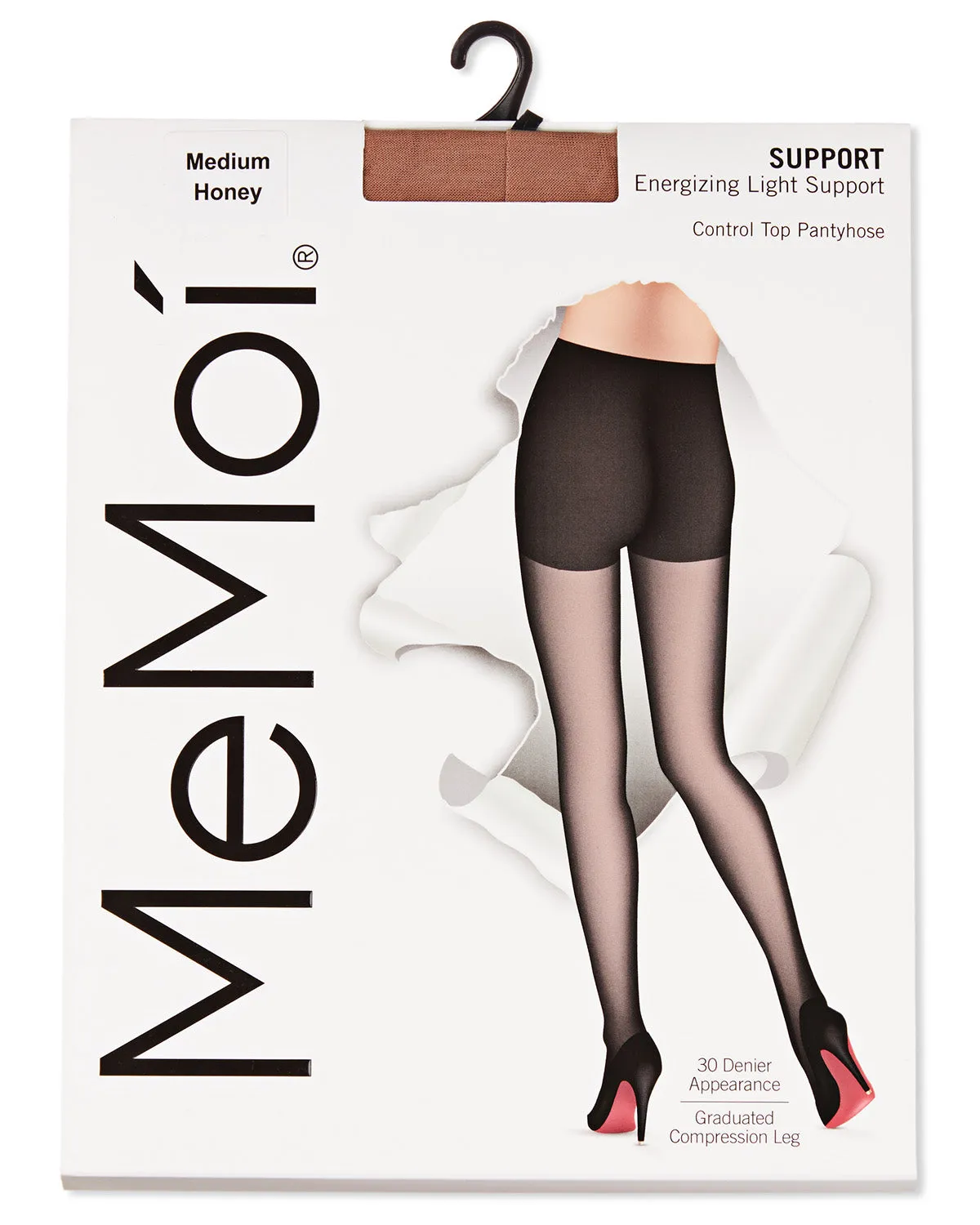 Energizing Light Support Control Top Pantyhose