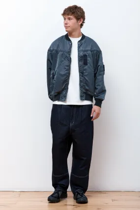 Faded Bomber Jacket Navy