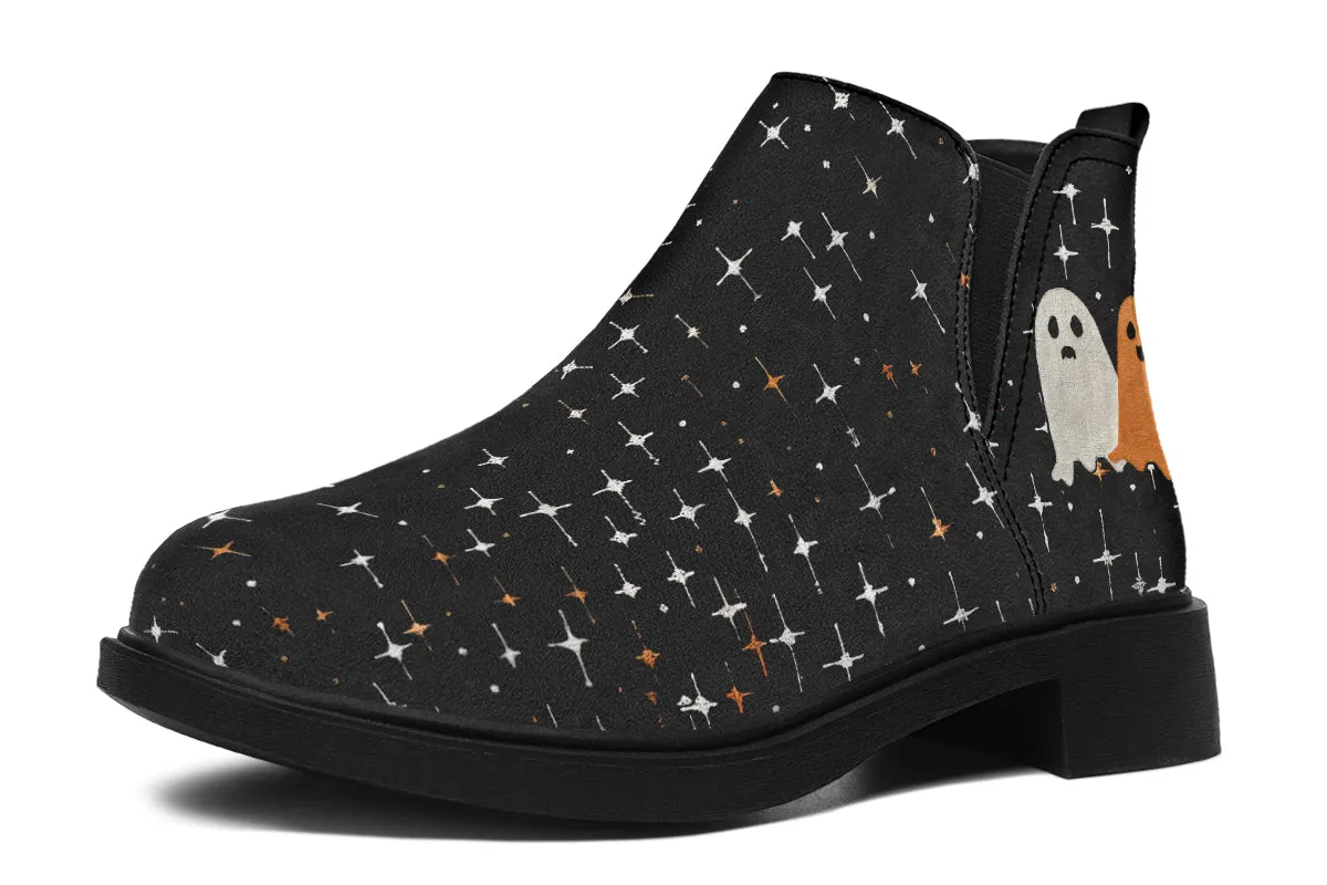 Ghost Besties Chelsea Boots - Comfy Slip-On - Soft & Water-Resistant Micro-Suede Vegan Shoes