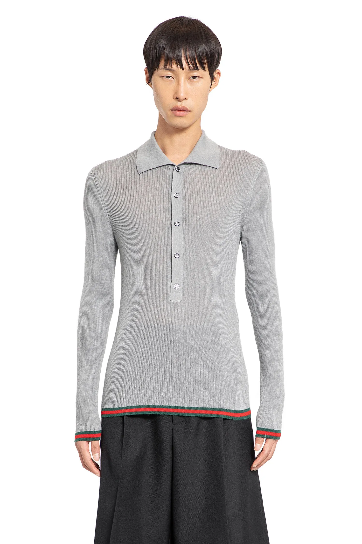 GUCCI MAN GREY KNITWEAR