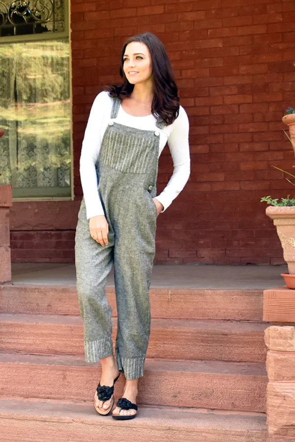 hemp and organic cotton overalls