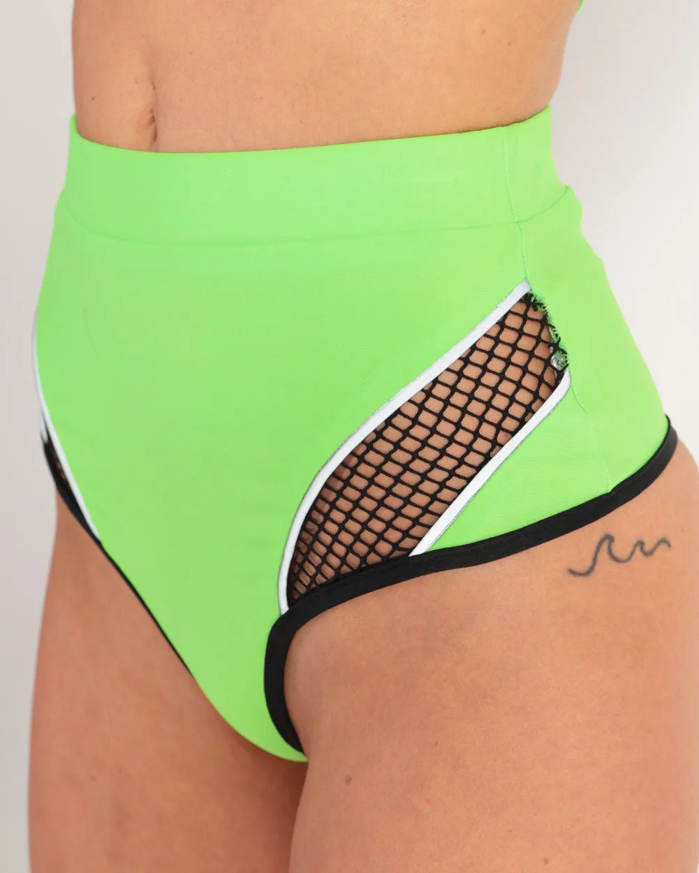 High Frequency Reflective Booty Shorts