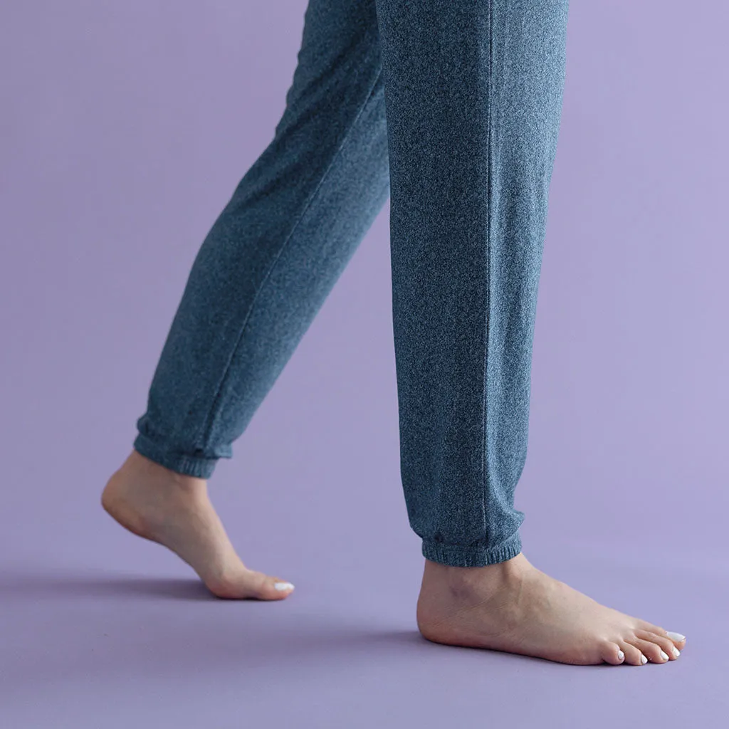 Indigo Denim Women's French Terry Joggers