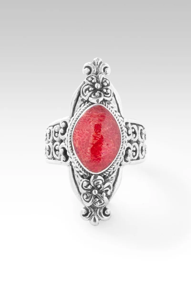 Journey of Faith Ring™ in Red Sponge Coal