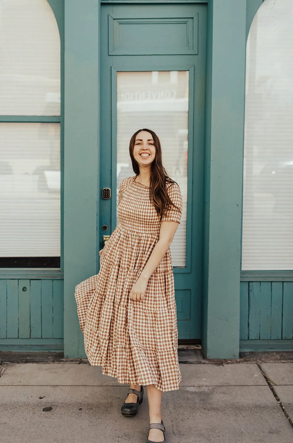 Karina Gingham Dress