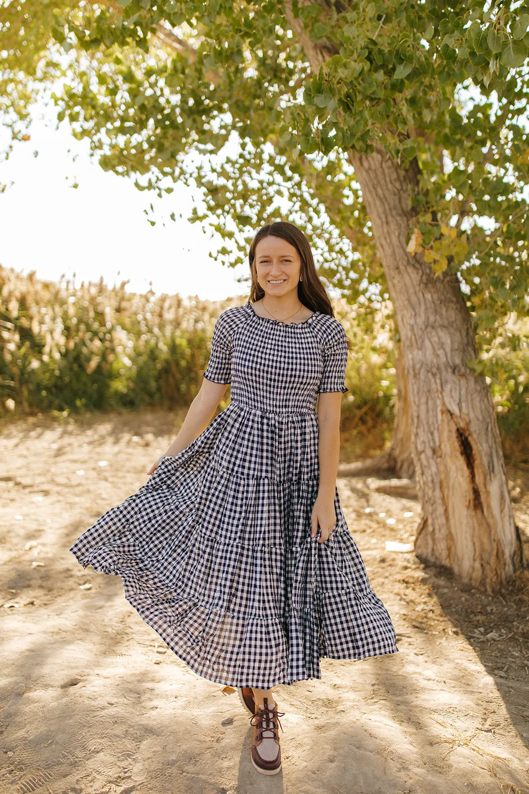 Karina Gingham Dress