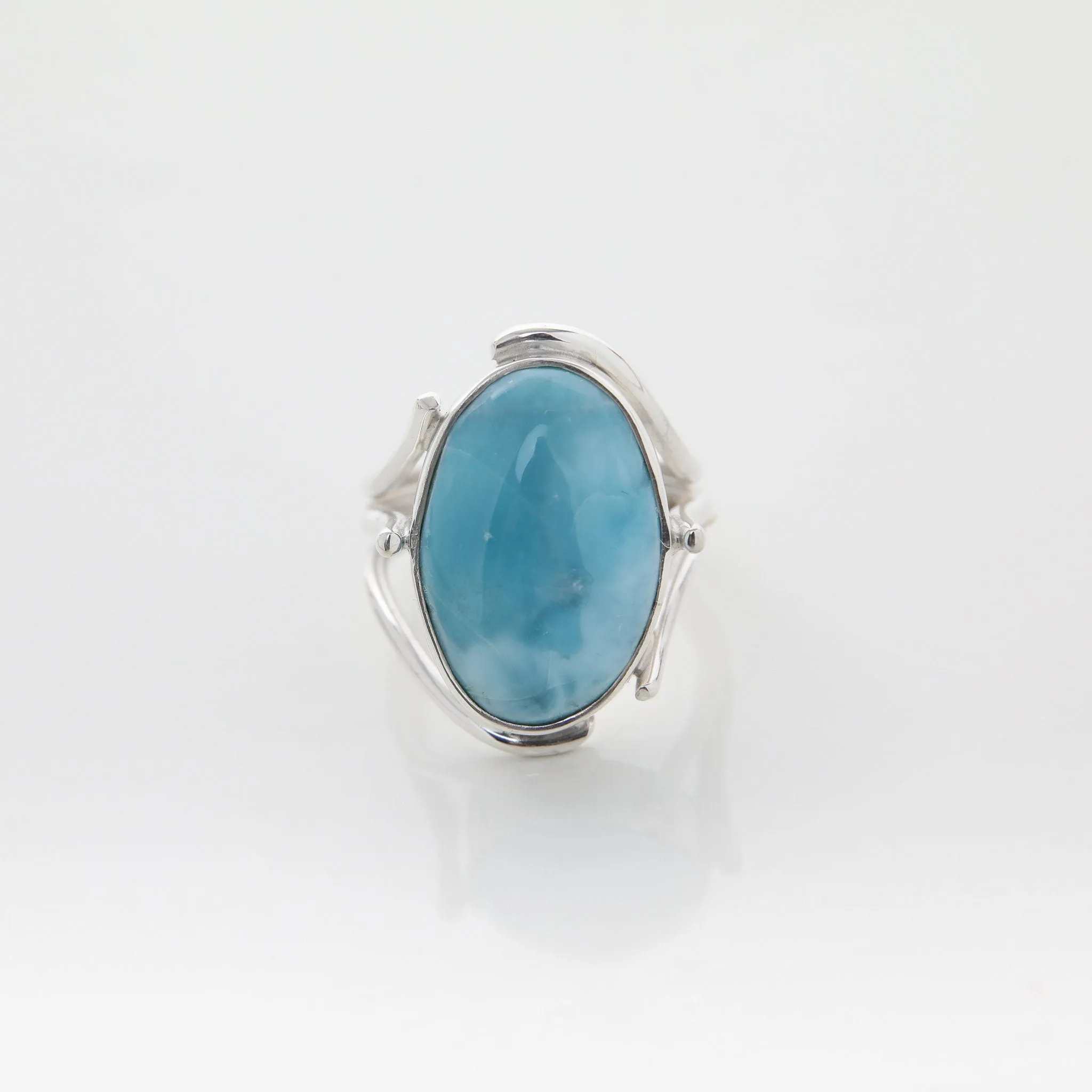 Larimar Stone Ring Yves