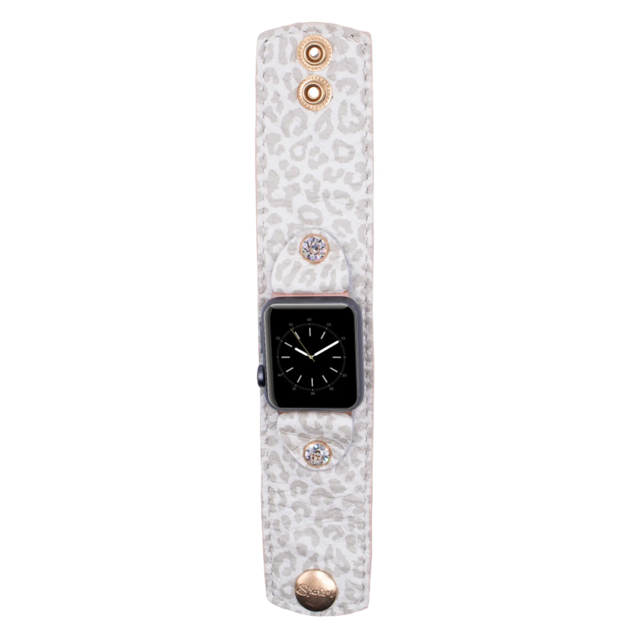 Linen Leopard Cuff Watchband