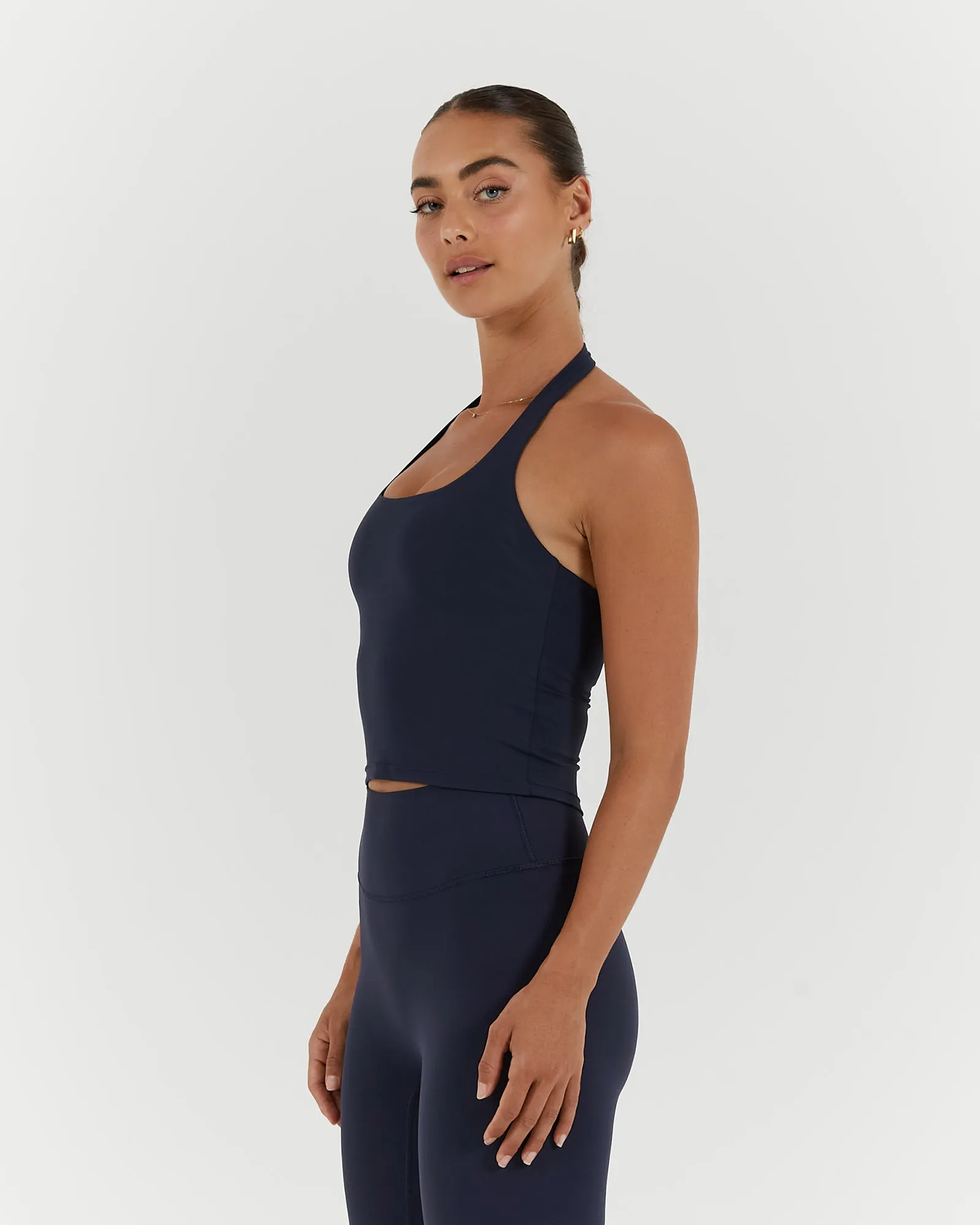 LUXE HALLY TOP - DEEP NAVY