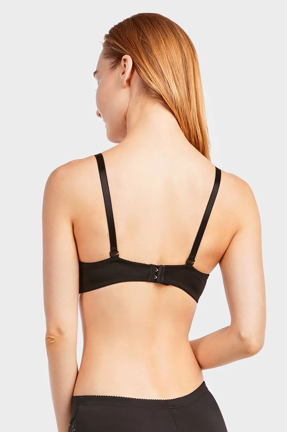 MAMIA LADIES PLAIN DEMI CUP BRA, STRAPLESS (BR4309P4)