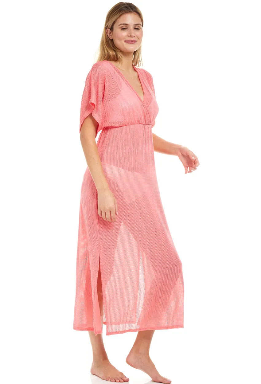 MAXI DRESS W/SLIT - GOFRET