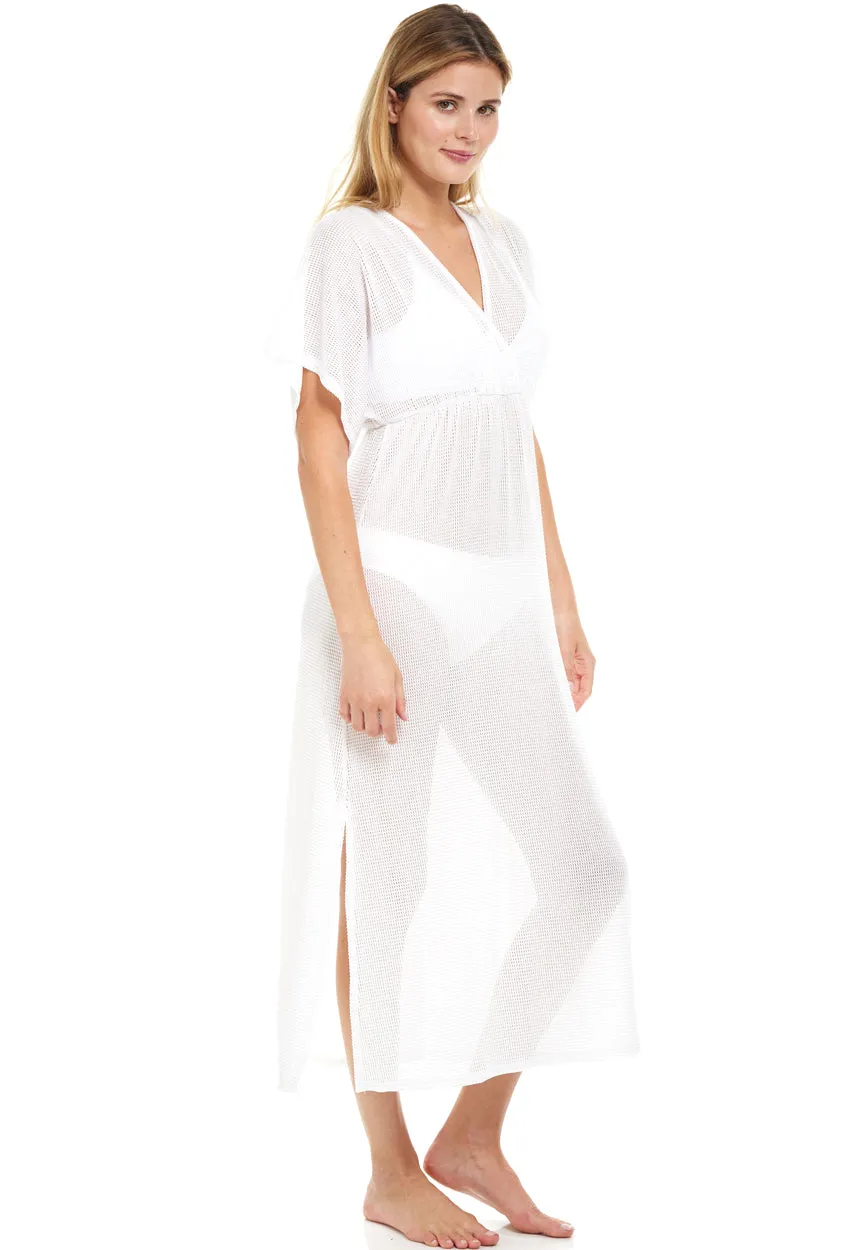 MAXI DRESS W/SLIT - GOFRET