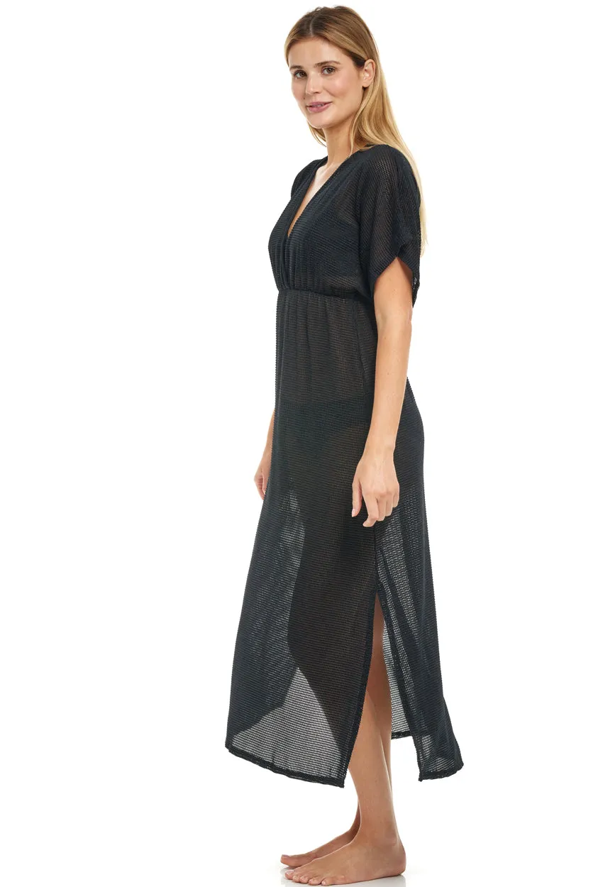 MAXI DRESS W/SLIT - GOFRET