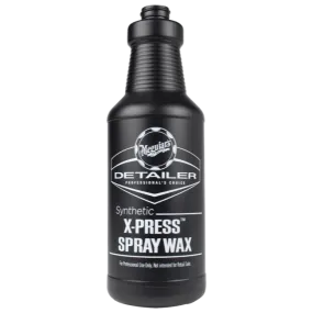 MEGUIAR'S | D156 Synthetic X-Press Spray Wax 32oz Spray Bottle (Spray Nozzle Sold Separately)