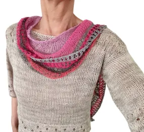 New! Pendola, a petite shawl