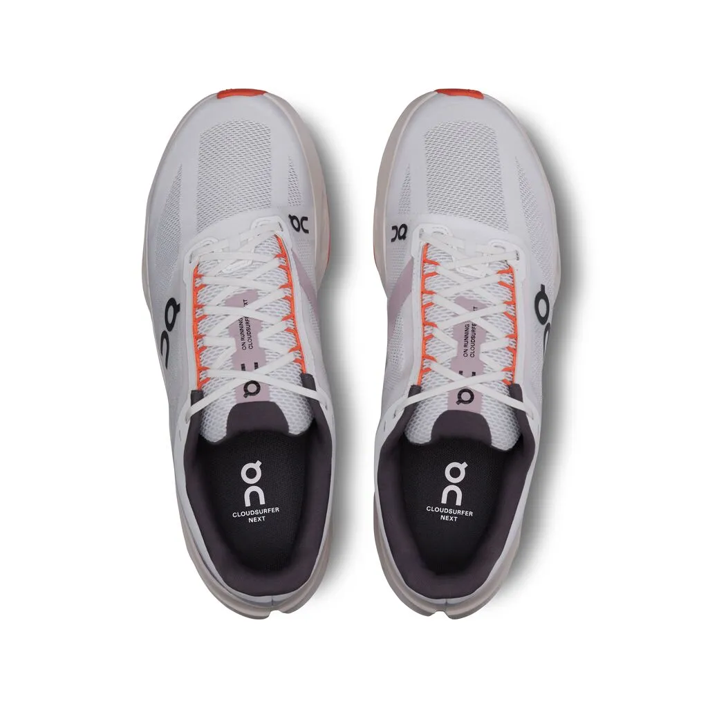 On Men's Cloudsurfer Next Running Shoes White / Flame