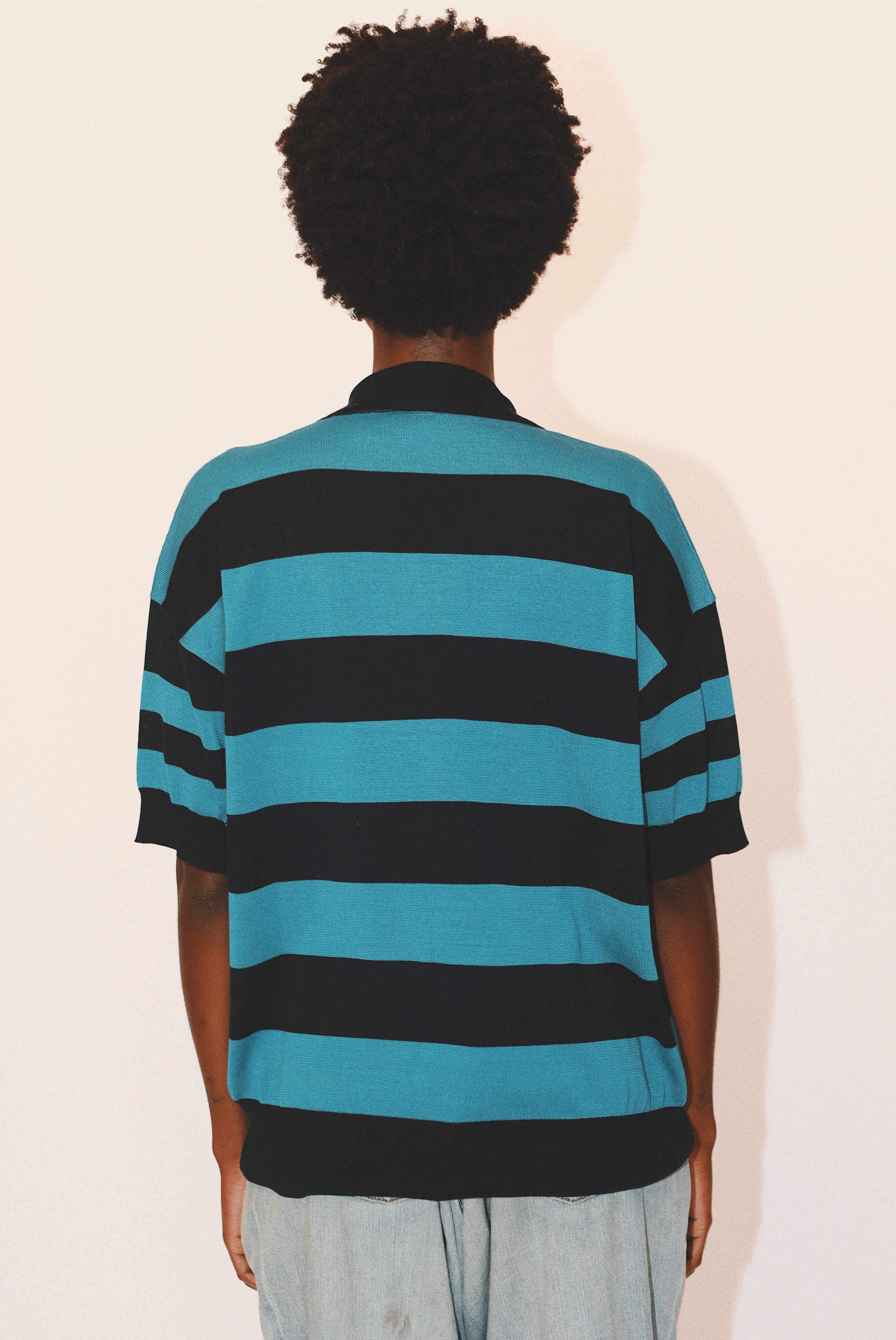 Orlando Striped Polo in Organic Cotton