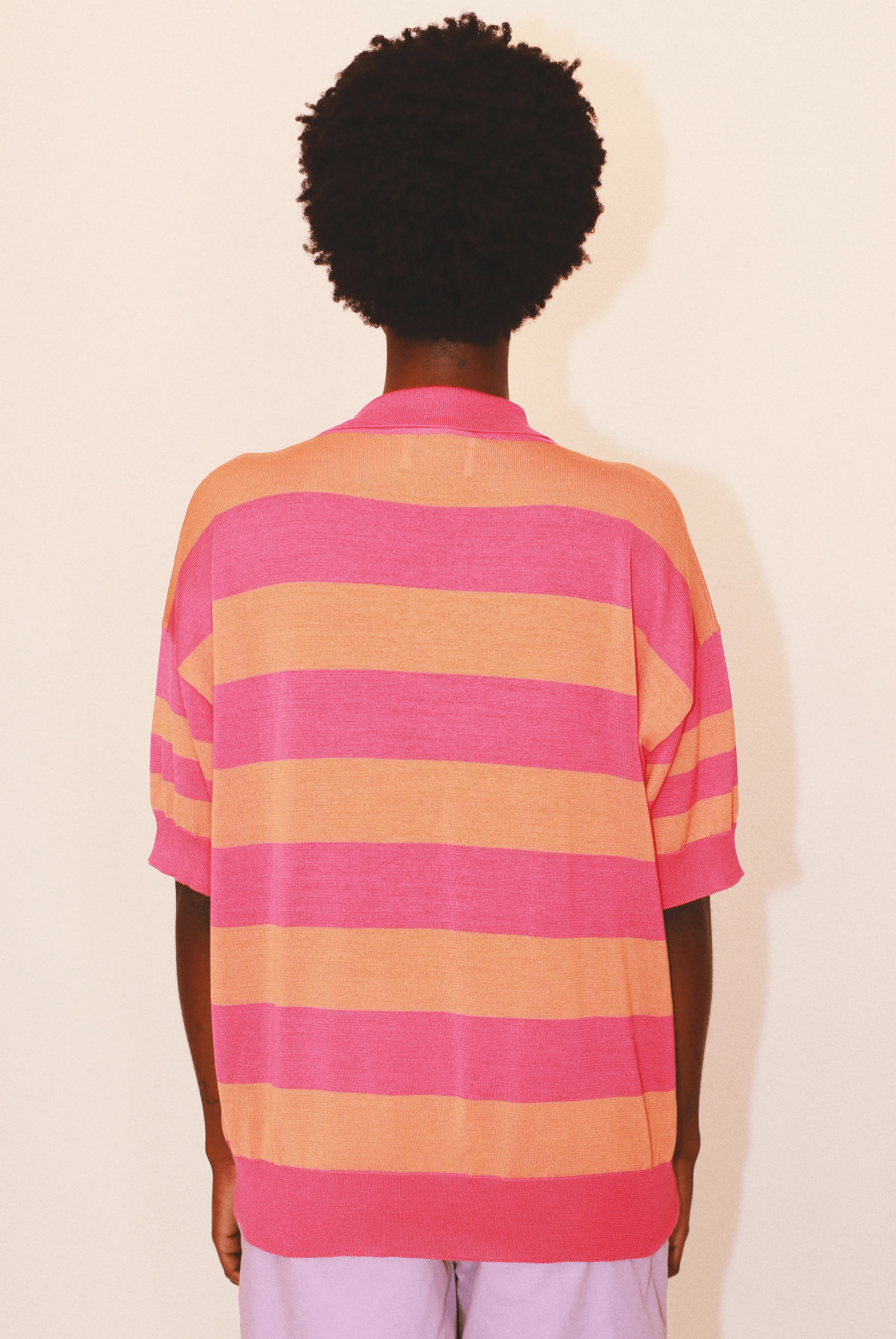 Orlando Striped Polo in Organic Cotton