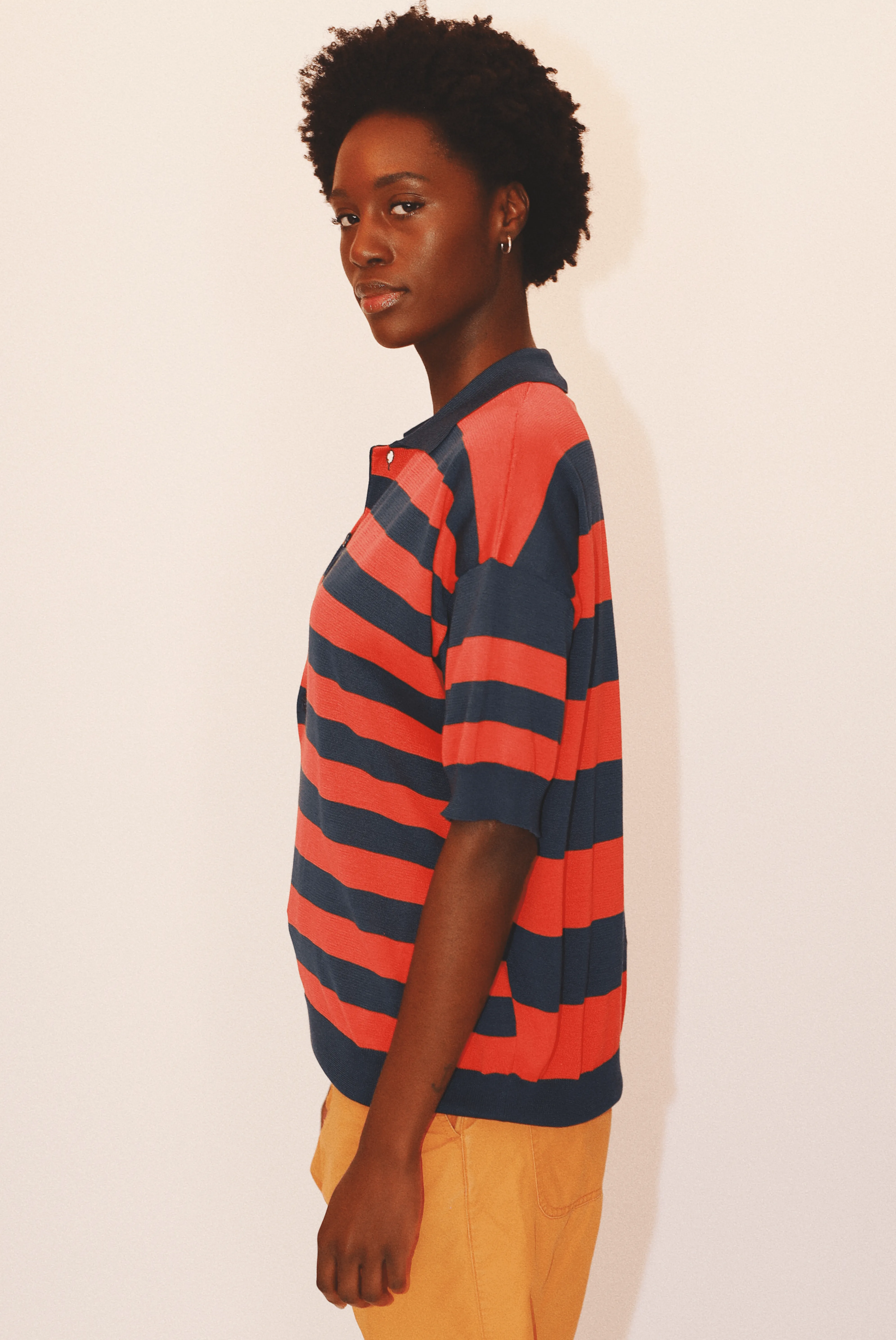 Orlando Striped Polo in Organic Cotton