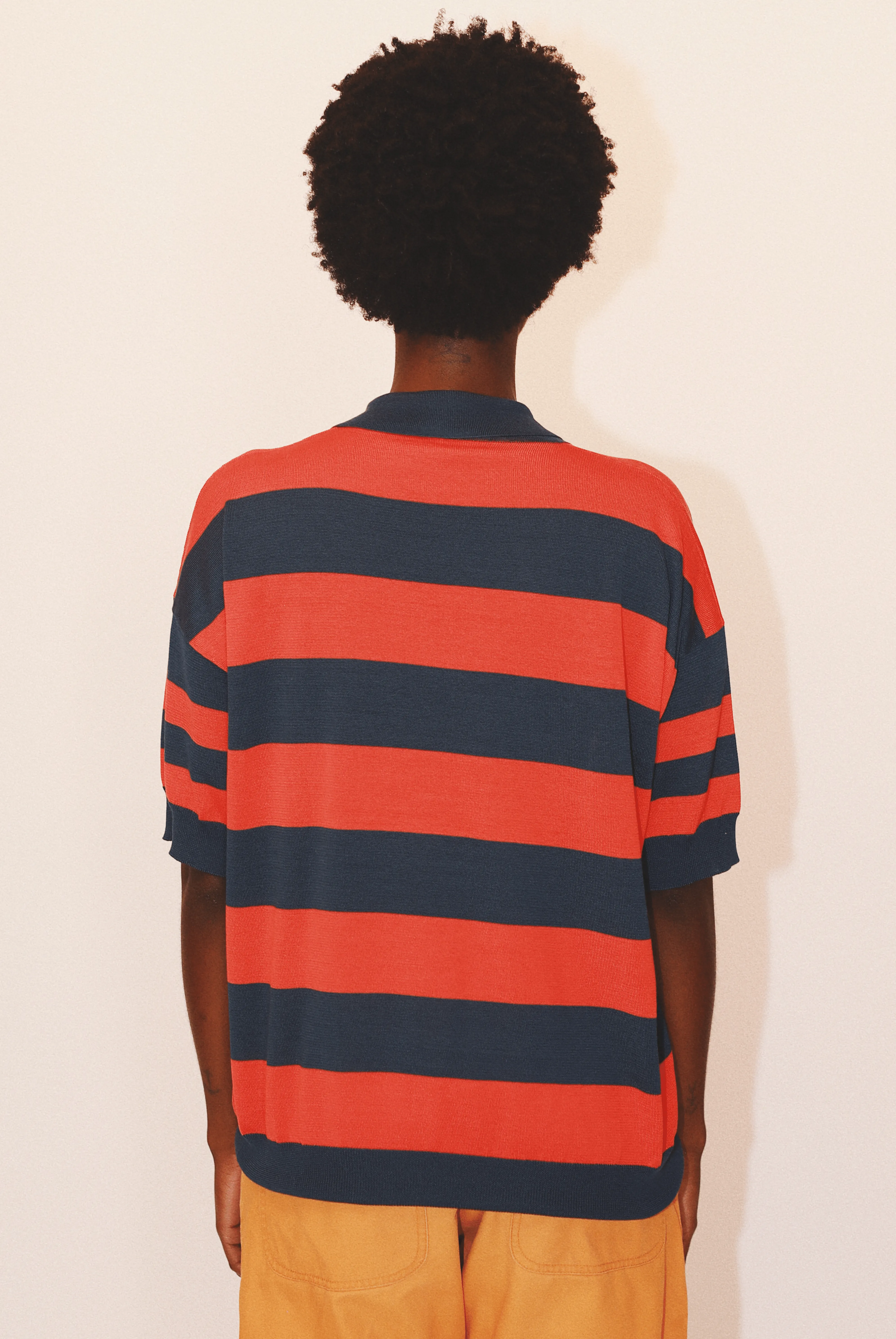 Orlando Striped Polo in Organic Cotton